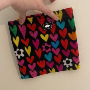 Turtle fur Colorful Heart and Flower Kids Scarf